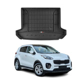 OMAC Premium Bandeja Maletero Alfombrilla para Kia Sportage 2015-2020 Negro TPE